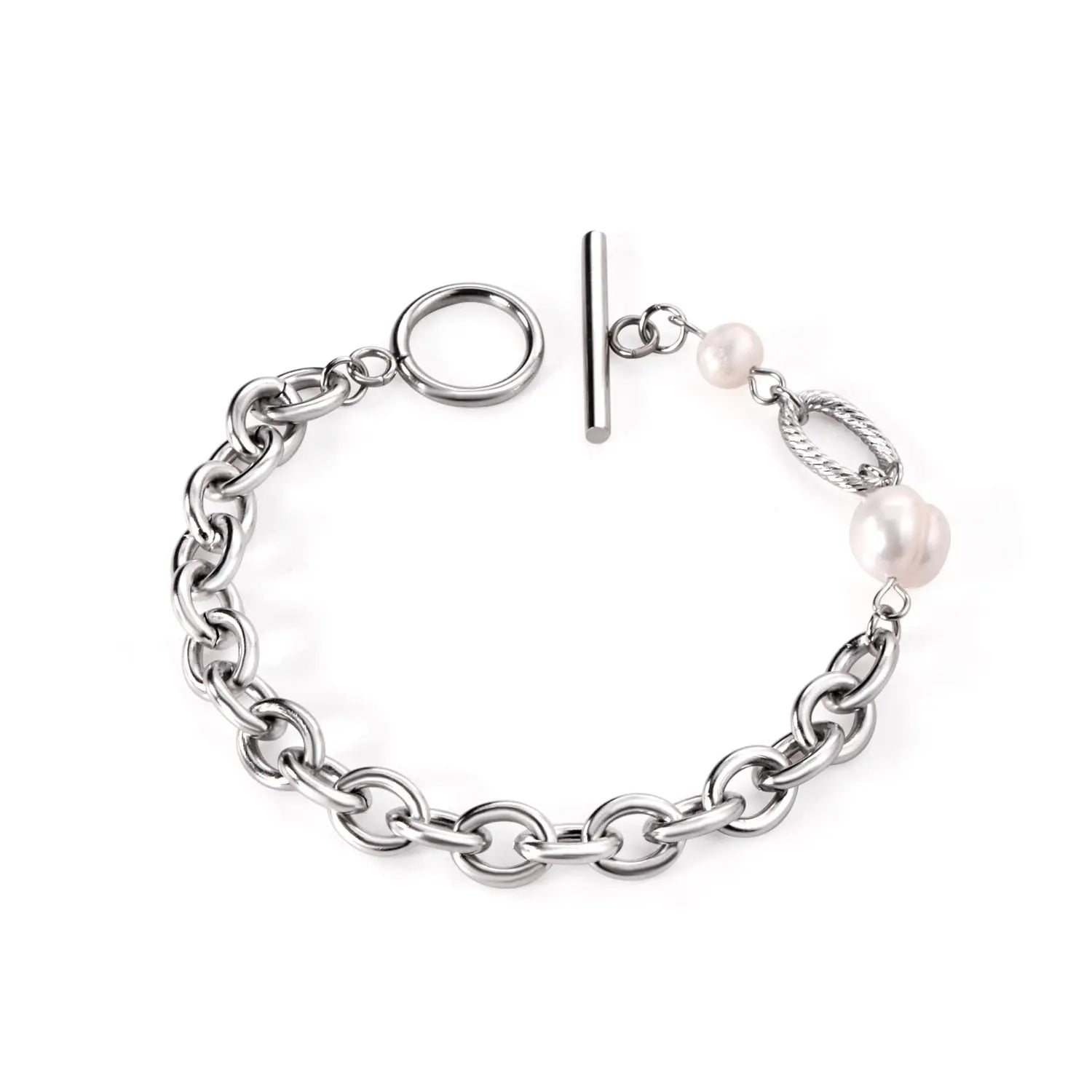 2022 Office Ladies Decor Heart Bracelets Charm Steel Gold Girls Chunky Chain Braclet For Women Valentines Gift Hand asonjewelry